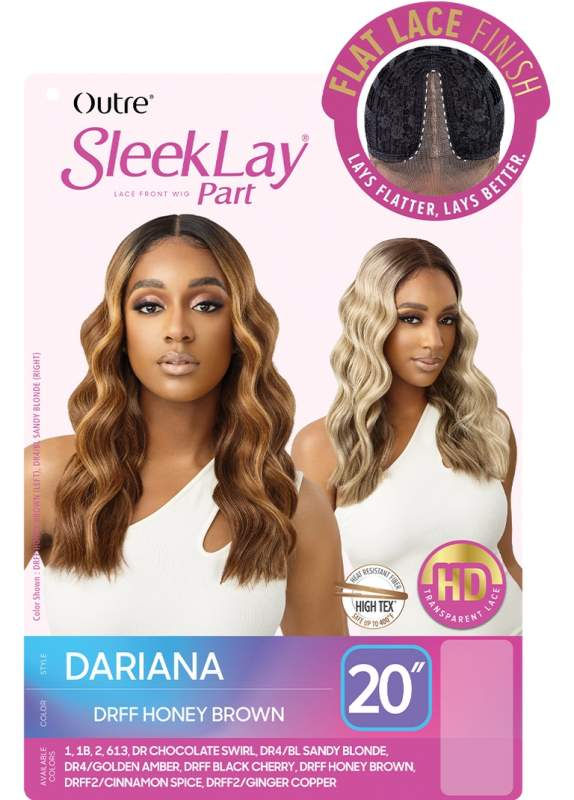 Thumbnail: OUTRE SLEEKLAY PART SYNTHETIC HD LACE FRONT WIG - DARIANA