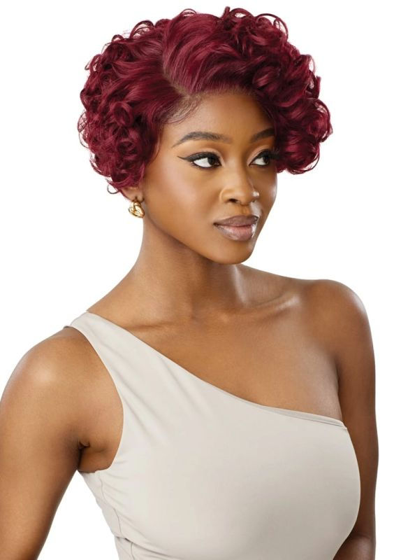 Thumbnail: OUTRE SYNTHETIC PERFECT HAIRLINE 13"X4" LACE FRONT WIG - LORI