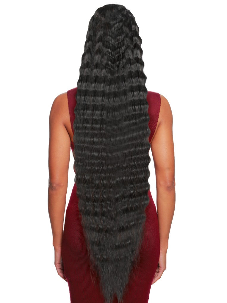 Thumbnail: ZURY SIS BEYOND SYNTHETIC HD LACE FRONT WIG - BYD LACE H CRIMP40"