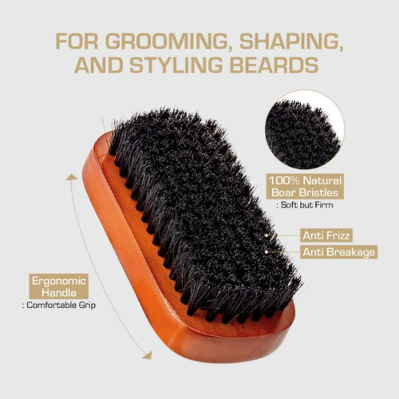 Thumbnail: RED BY KISS PREMIUM BEARD MEDIUM SOFT MILITARY BRUSH