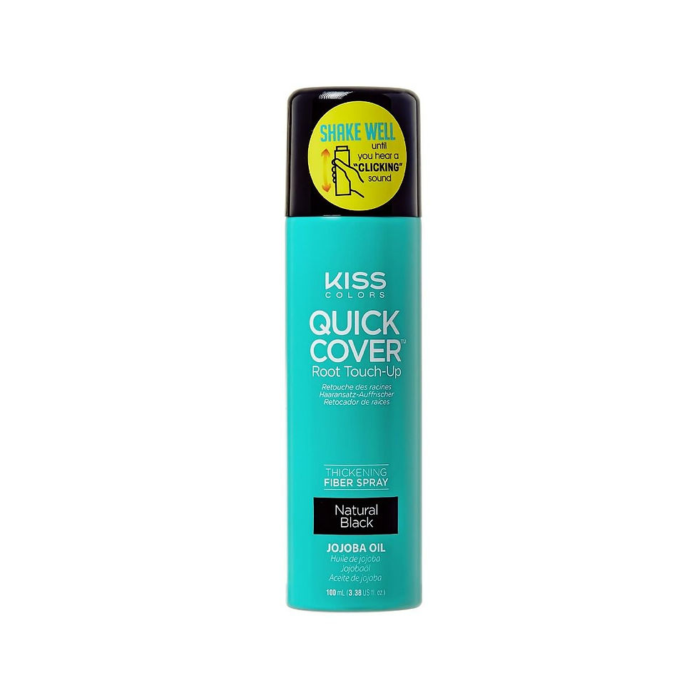 Thumbnail: KISS COLOR & CARE QUICK COVER ROOT TOUCH-UP FIBER SPRAY