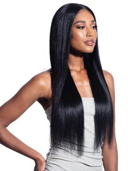 Thumbnail: SHAKE N GO GLOSSY 100% VIRGIN REMY HAIR WEAVE - STRAIGHT