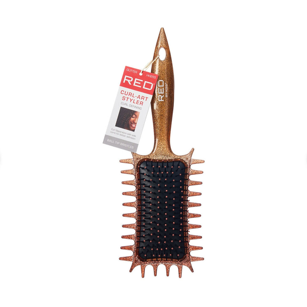 Thumbnail: RED BY KISS CURL-ART STYLER DETANGLING & CURL DEFINING BRUSH WITH SIDE - HH255