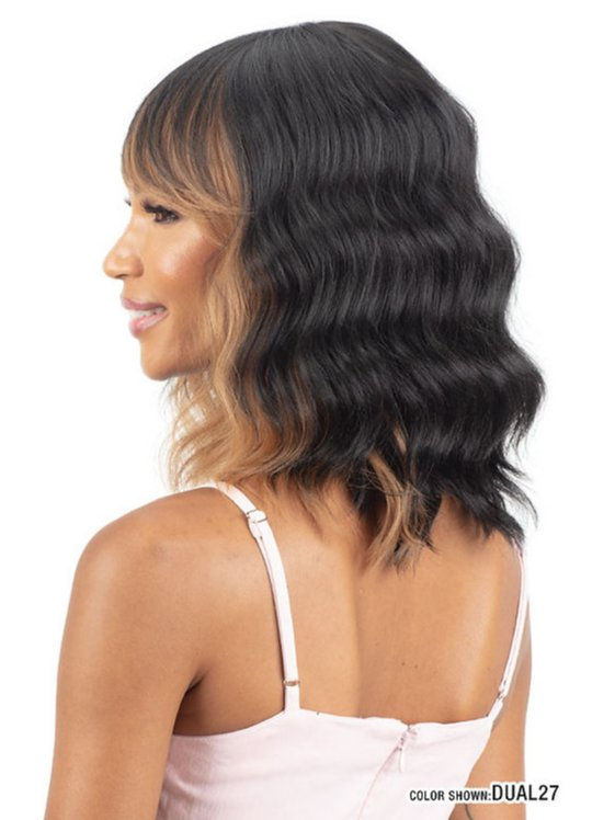Thumbnail: MAYDE BEAUTY MOCHA HUMAN HAIR BLEND WIG - DELIGHT