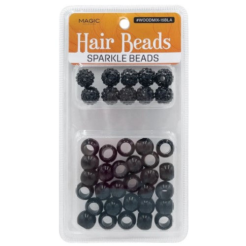 copy of MAGIC COLLECTION  SPARKLE BEADS - METALLIC BLACK