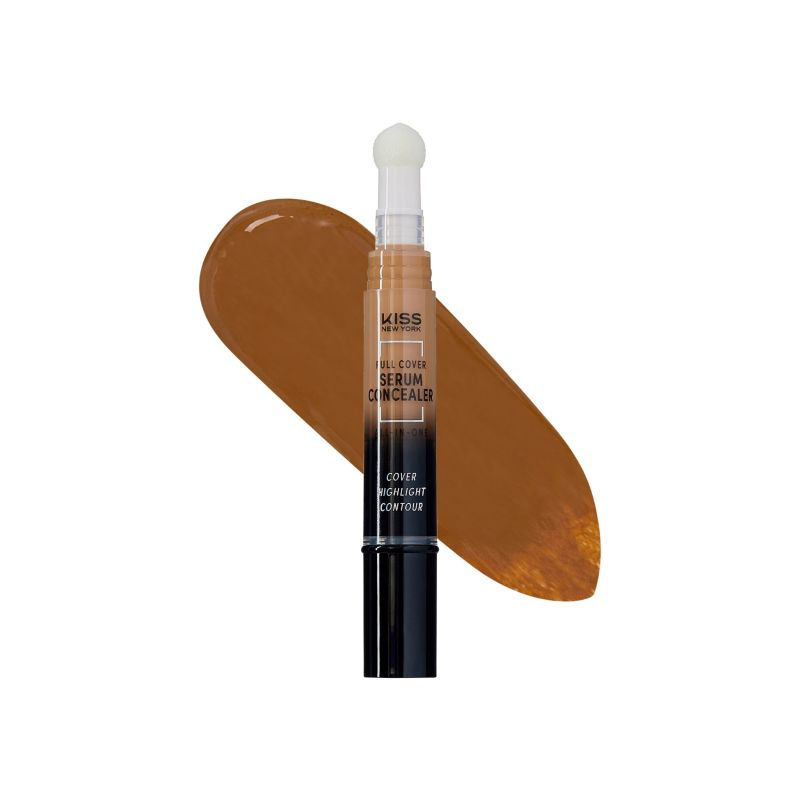 Thumbnail: KISS NEW YORK FULL COVER SERUM CONCEALER WITH SPONGE TIP (KSE345-KSE660)