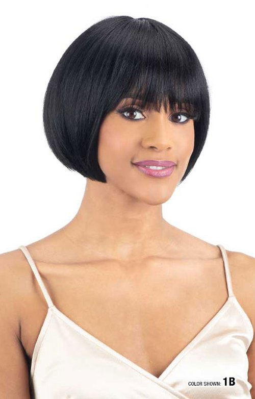 Thumbnail: SHAKE N GO HUMAN HAIR BLEND HD LACE FRONT LEGACY WIG - DENVER