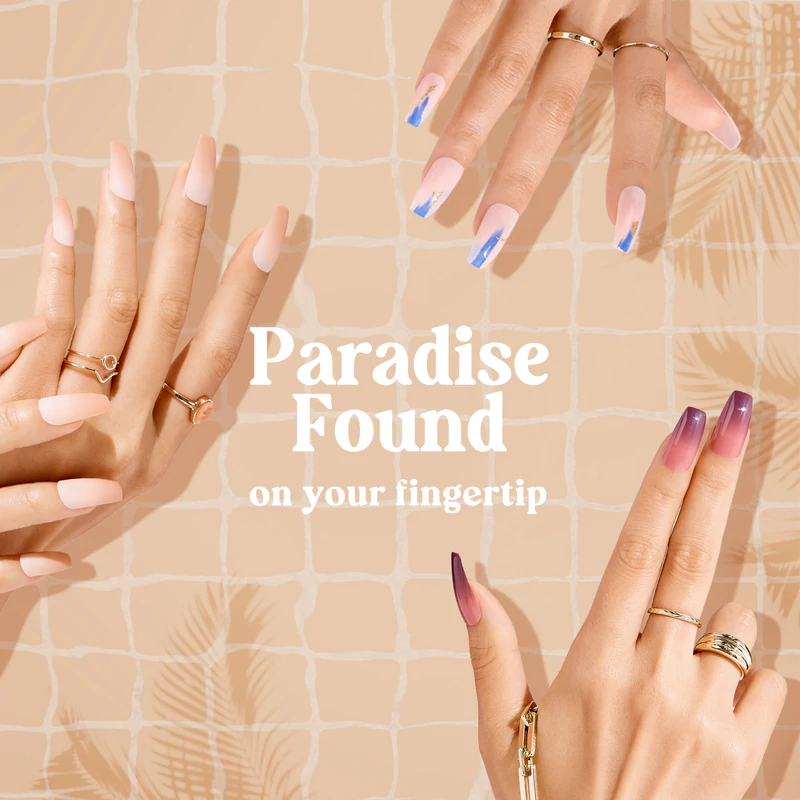 Thumbnail: KISS GOLDFINGER GEL GLAM DESIGN NAILS - GF12