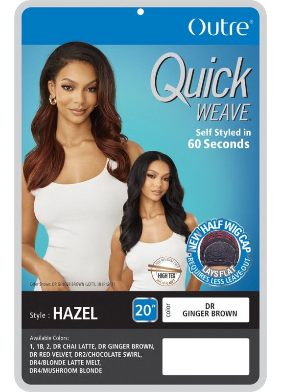 Thumbnail: OUTRE QUICK WEAVE SYNTHETIC HALF WIG - HAZEL