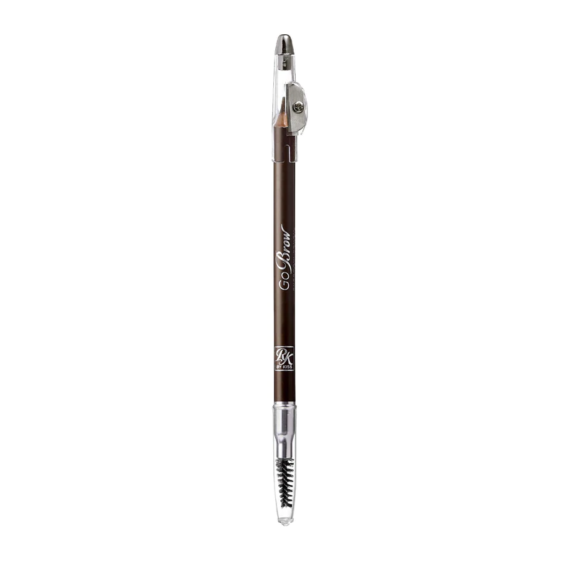 Thumbnail: RUBY KISSES GO BROW EYEBROW WOODEN PENCIL BRUSH WITH SHARPENER