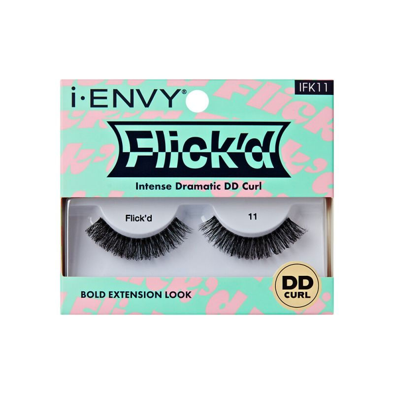 Thumbnail: I-ENVY 3D FLICK'D STRIP LASHES - DD CURL [IFK10 - 14]