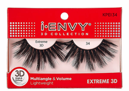 Thumbnail: I-ENVY BY KISS ICONIC COLLECTION 3D ANGLE & VOLUME LIGHTWEIGHT EYELASHES EXTREME