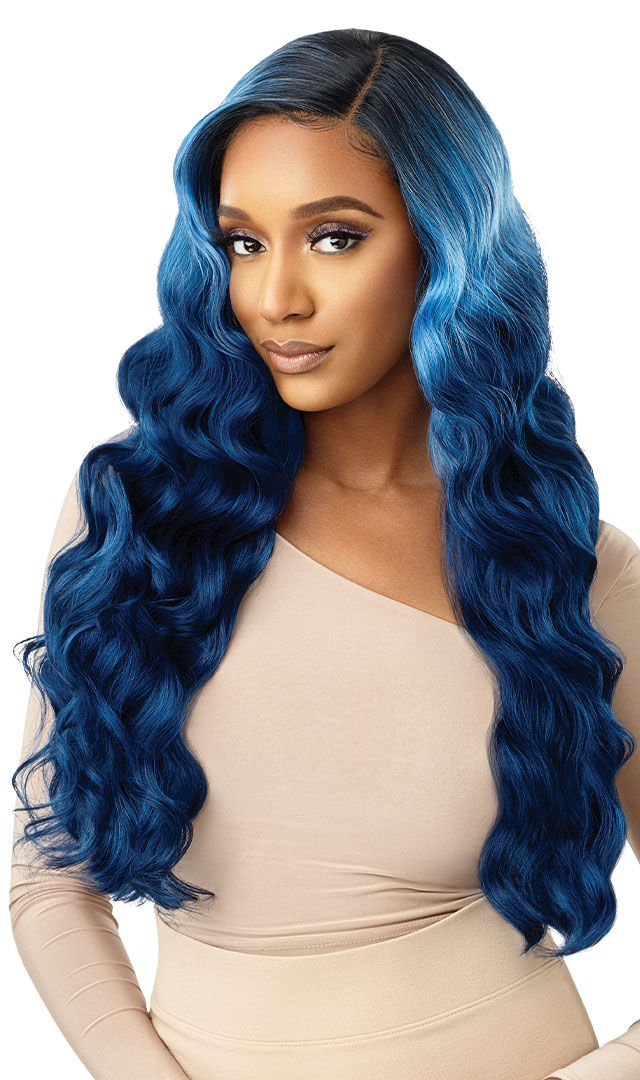 Thumbnail: OUTRE COLOR BOMB  HD TRANSPARENT LACE FRONT WIG - CELESTINE