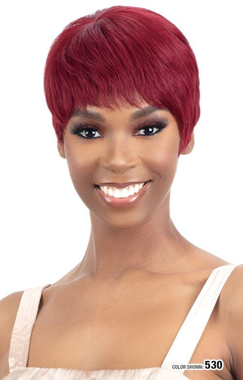 Thumbnail: SHAKE N GO HUMAN HAIR BLEND HD LACE FRONT LEGACY WIG - BRISTOL
