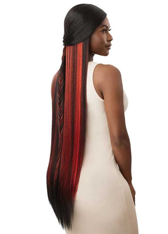 Thumbnail: OUTRE COLOR BOMB SYNTHETIC HD LACE FRONT WIG - MIRAJ