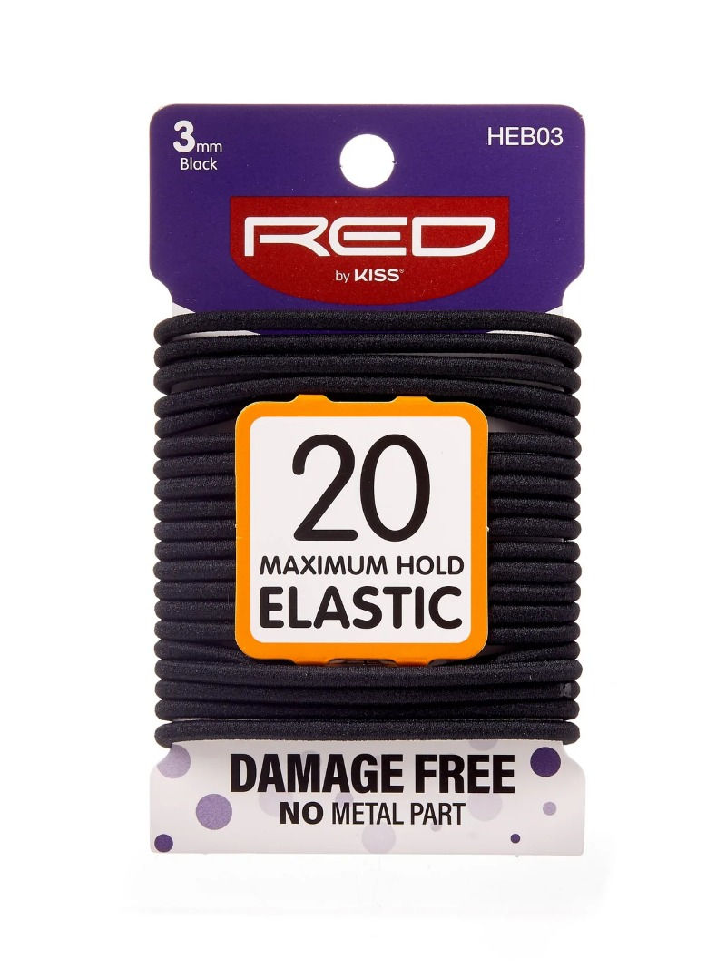 Thumbnail: RED BY KISS MAXIMUM HOLD ELASTIC BAND 3mm (20pcs)