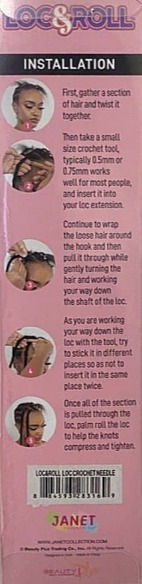 Thumbnail: JANET COLLECTION  LOC AND ROLL  LOC CROCHET NEEDLE