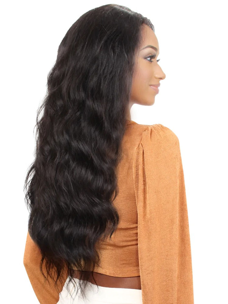 Thumbnail: EVE HAIR TRU REMY BRAZILIAN 4PCS PACK 13"X 5" HD LACE CLOSURE+3PCS BUNDLE