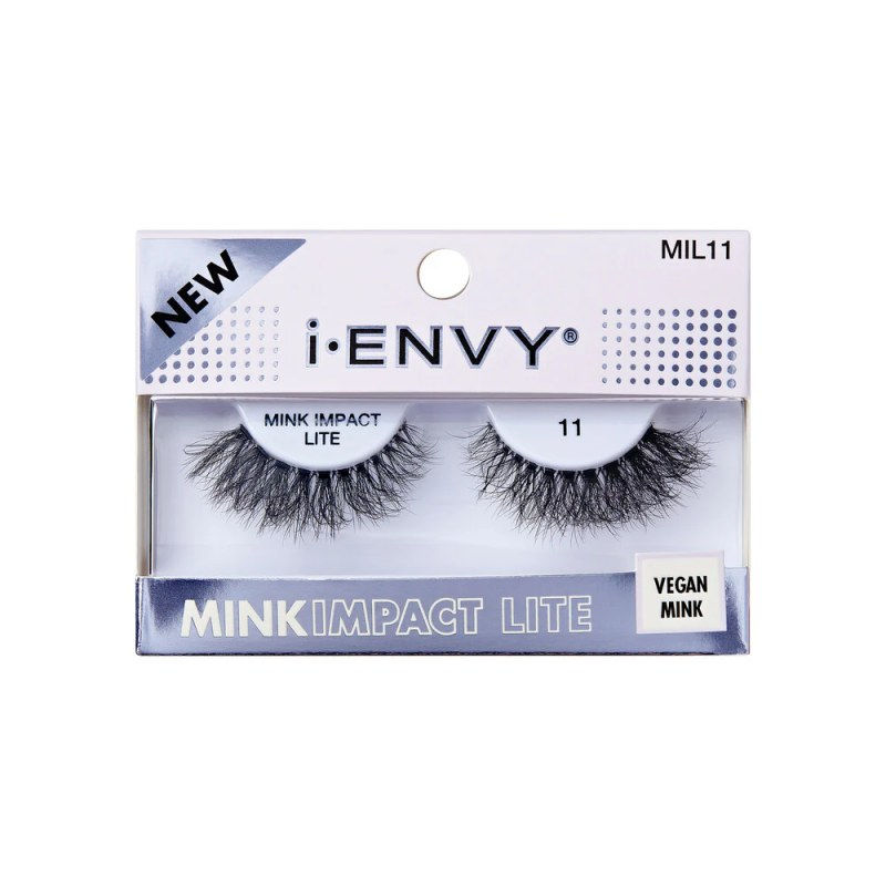 Thumbnail: I-ENVY MINK IMPACT LITE CLEAR BAND VEGAN FAUX MINK STRIP LASH [MIL10-12]