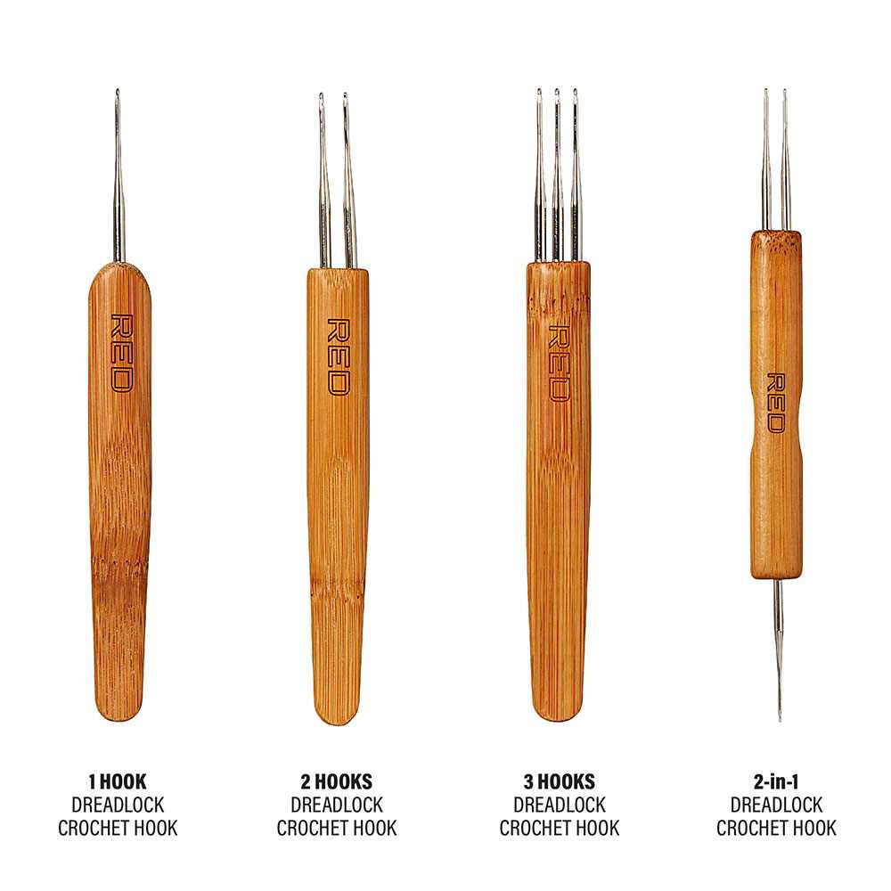 RED BY KISS DREADLOCK CROCHET HOOK