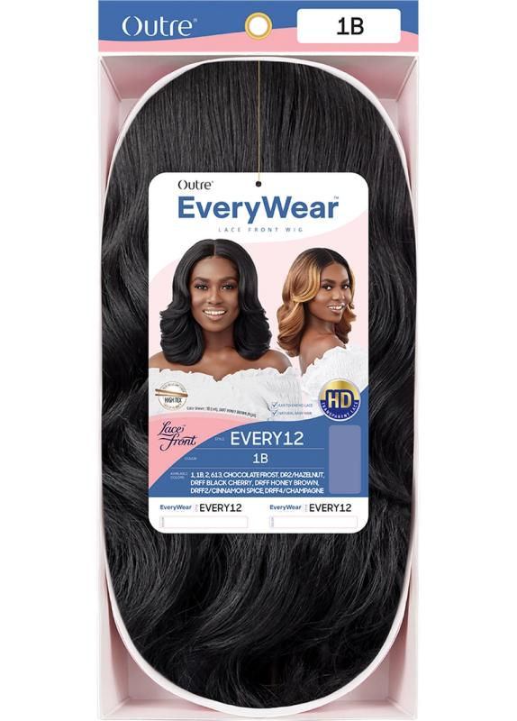 Thumbnail: OUTRE SYNTHETIC EVERYWEAR LACE FRONT WIG EVERY 12