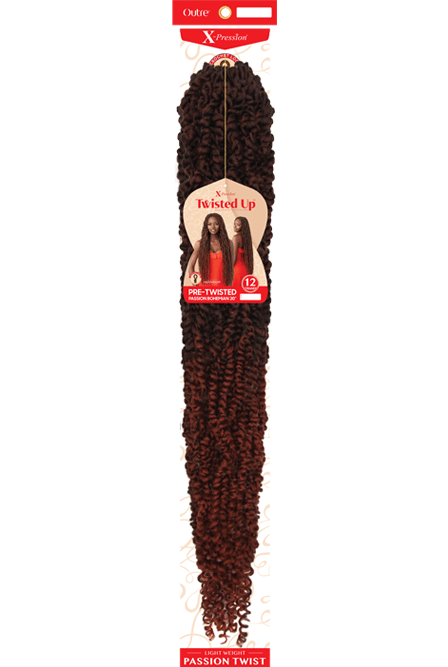 Thumbnail: OUTRE X-PRESSION TWISTED UP PRE-TWISTED PASSION BOHEMIAN CROCHET BRAID 30"