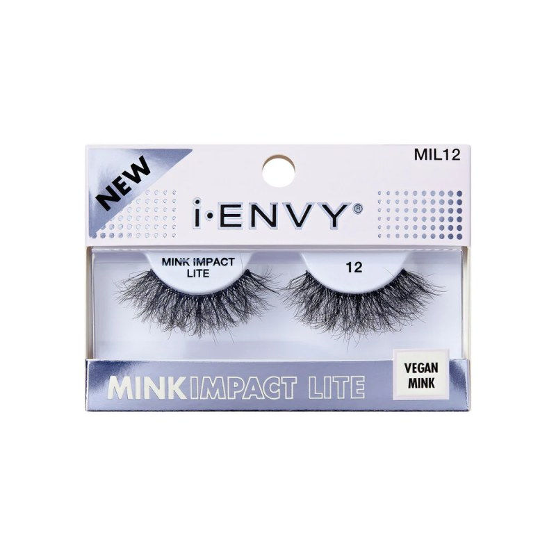 Thumbnail: I-ENVY MINK IMPACT LITE CLEAR BAND VEGAN FAUX MINK STRIP LASH [MIL10-12]