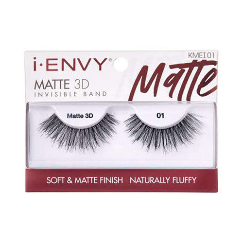 I-ENVY MATTE 3D INVISIBLE BAND SOFT AND MATTE FINISH NATURALLY FLUFFY EYELASHES