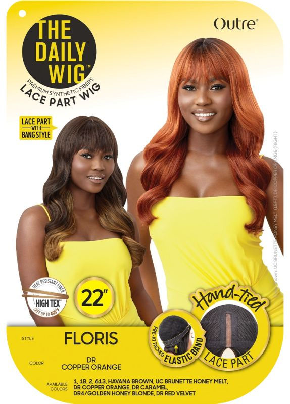 Thumbnail: OUTRE SYNTHETIC LACE PART DAILY WIG - FLORIS