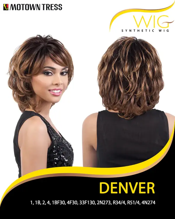 Thumbnail: MOTOWN TRESS SYNTHETIC WIG - DENVER