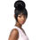 Thumbnail: SENSATIONNEL 100% PREMIUM FIBER INSTANT BUN WITH BANGS - HAYLIE