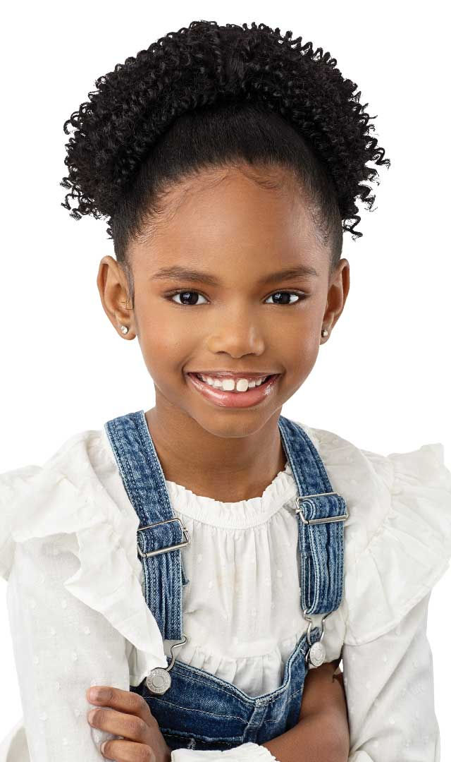 Thumbnail: OUTRE LIL LOOKS SYNTHETIC DRAWSTRING PONYTAIL - SPRING COILS 8"