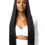 Thumbnail: SENSATIONNEL HUMAN HAIR BLEND HD LACE FRONT WIG -  BUTTA LACE STRAIGHT 32″