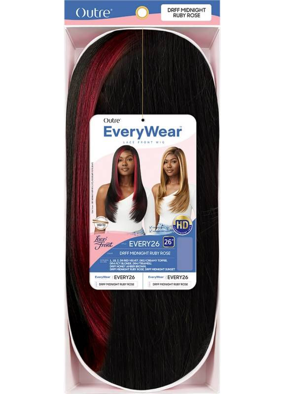 Thumbnail: OUTRE SYNTHETIC EVERYWEAR LACE FRONT WIG - EVERY 26
