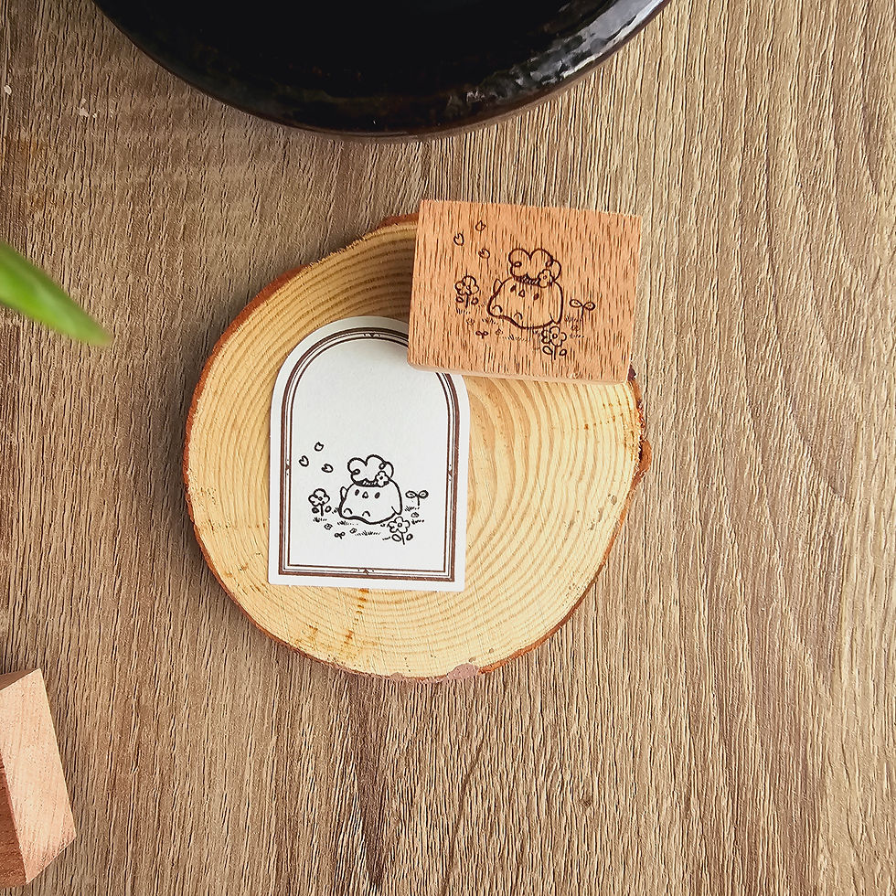 Laze Rubber Stamp