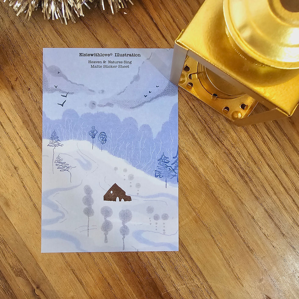 Heaven and Nature Sing Sticker Sheet