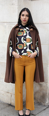 06 CSRP sous pull Col roule noir, pantalon Riders on the storm safran, blouson Seventies n