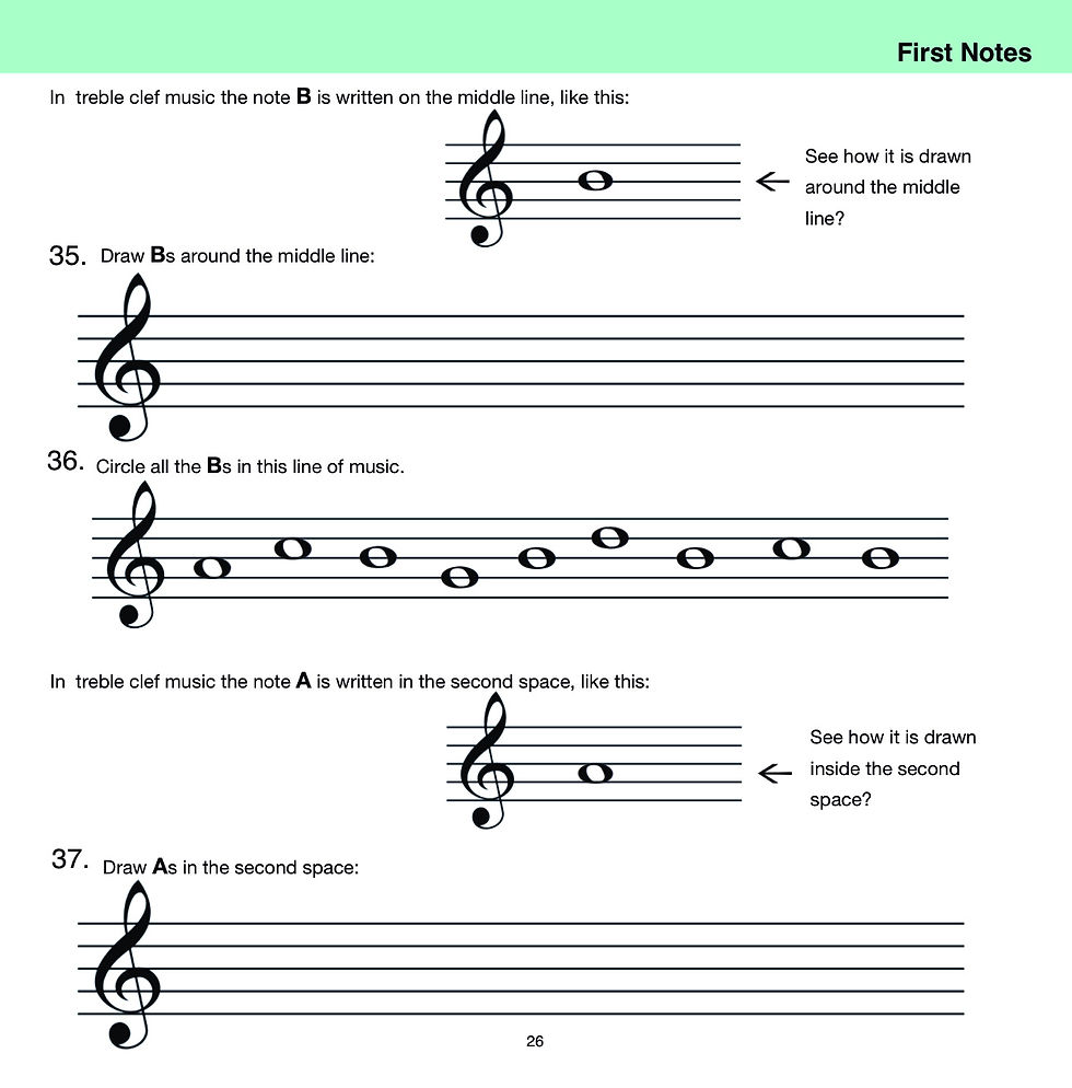 Thumbnail: DIGITAL FILE: Best Start Music Lessons Treble Clef Theory