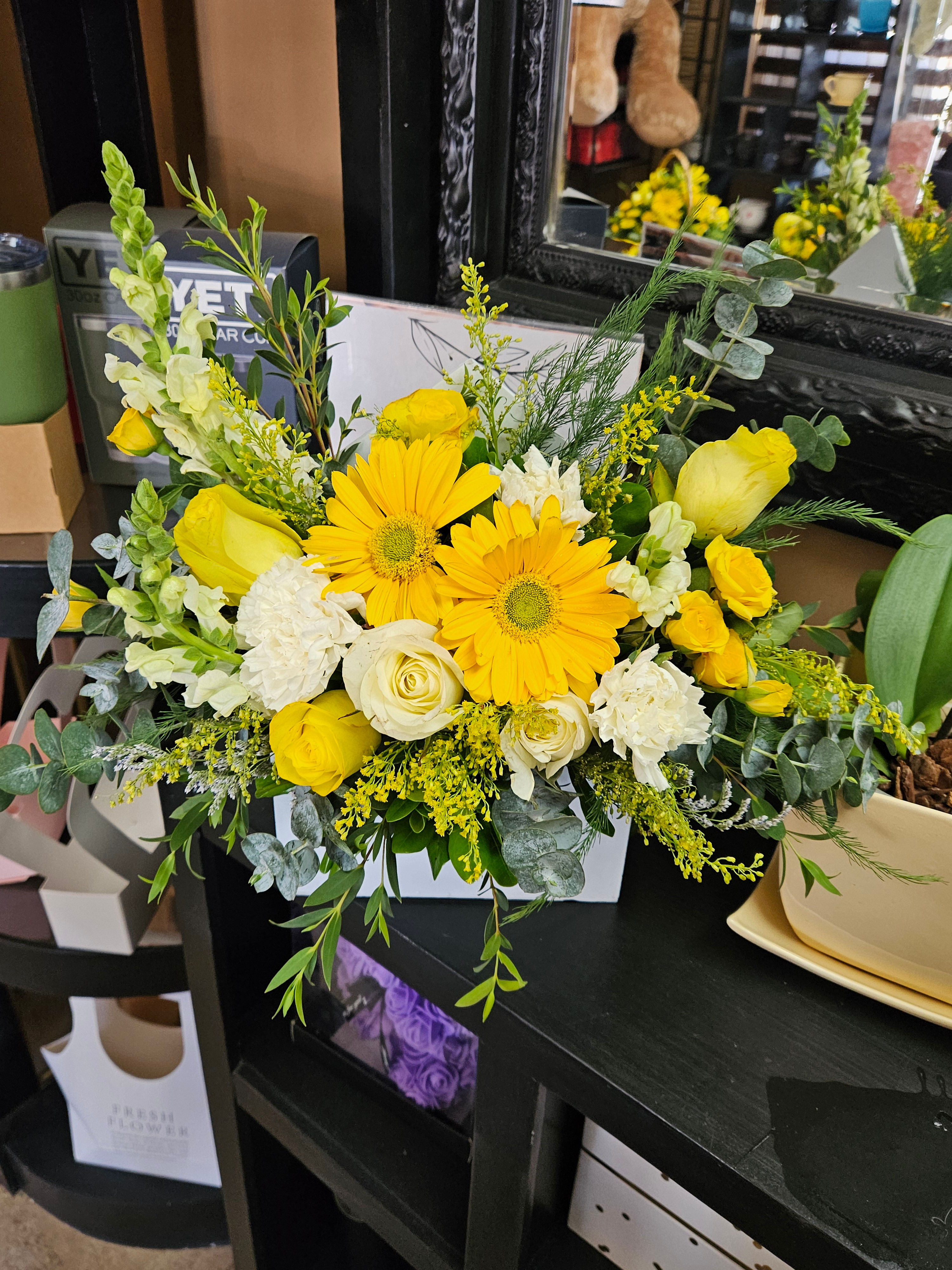 Sobre Floral amarillo