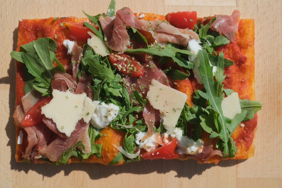 Zauerteig Pizza