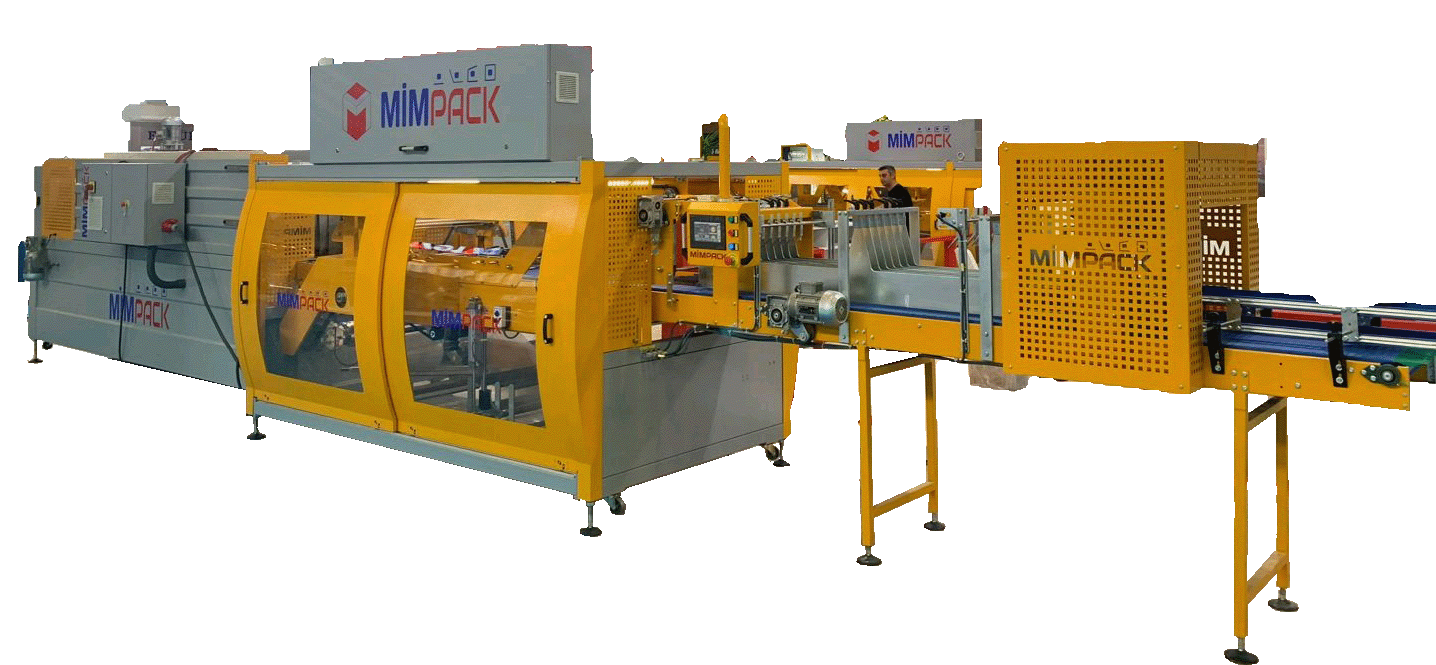 Overlap tipi shrink ambalaj makinası
