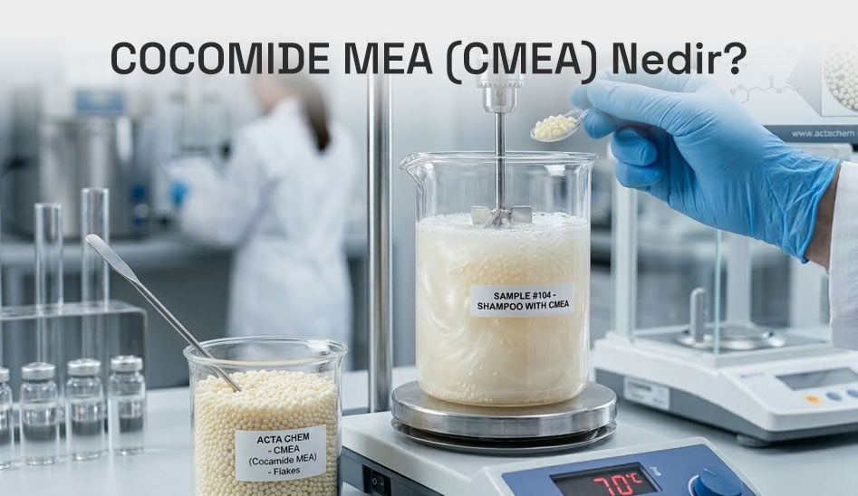 Acrylates Copolymer ürünü ile üretiminde kullanılan bir kozmetik ürünü şişesi