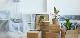 Packing boxes during move out cleaning service in Dallas Fort Worth home