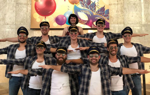 TG-Männerballett tanzt dreimal im Fernsehen