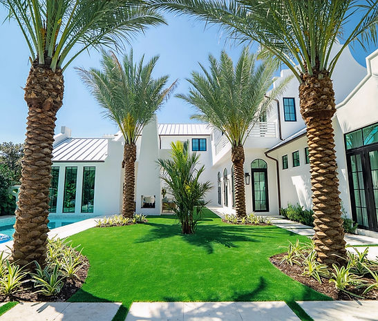Delray Garden Center specialist maintaining outdoor spaces at a Boynton Beach, FL residential estate