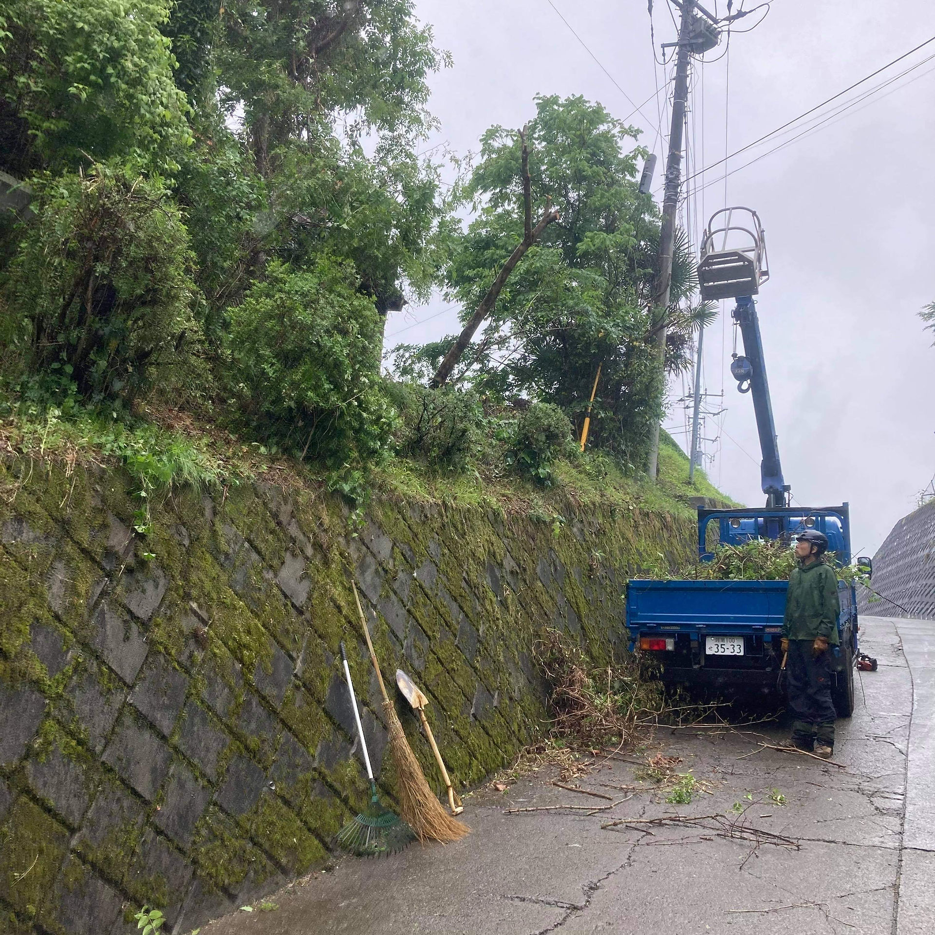 ユニックさん、大活躍！これがあると無いとでは…出来ることが全