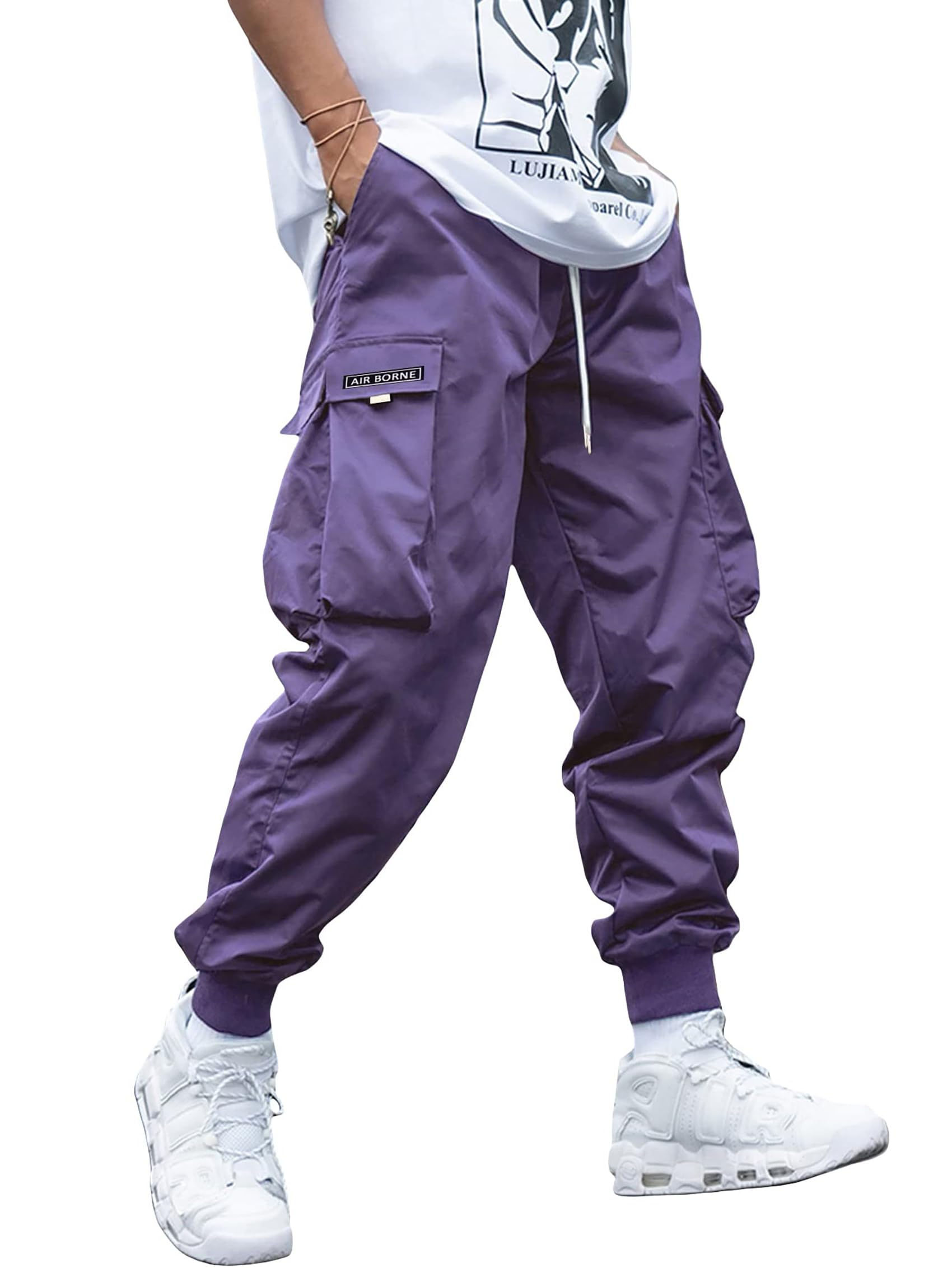 DIOTSR Mens Cargo Joggers Pants Casual Athletic Sweatpants Workout Track Pants w