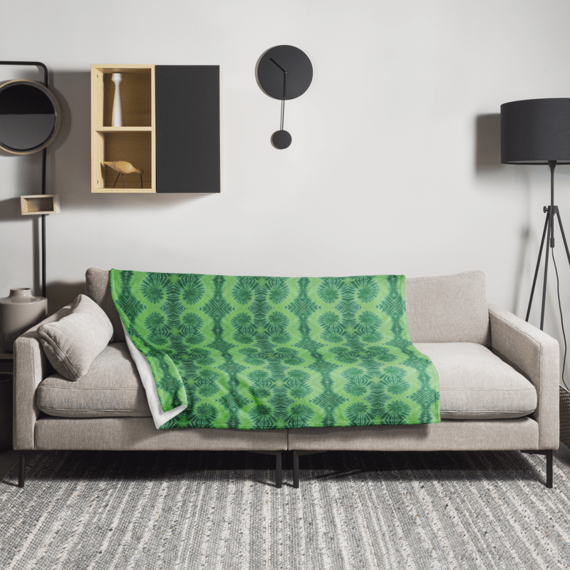 Thumbnail: Throw Blanket 50" × 60" - RC Print