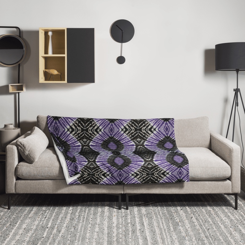 Thumbnail: Throw Blanket 50" × 60" - RC Print
