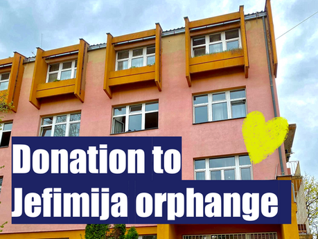 Naša prva donacija Domu za decu i omladinu „Jefimija“ u Kruševcu, Srbija